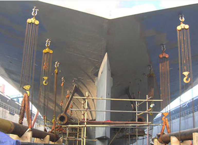 起重葫蘆在船舶制造中的應用案例01